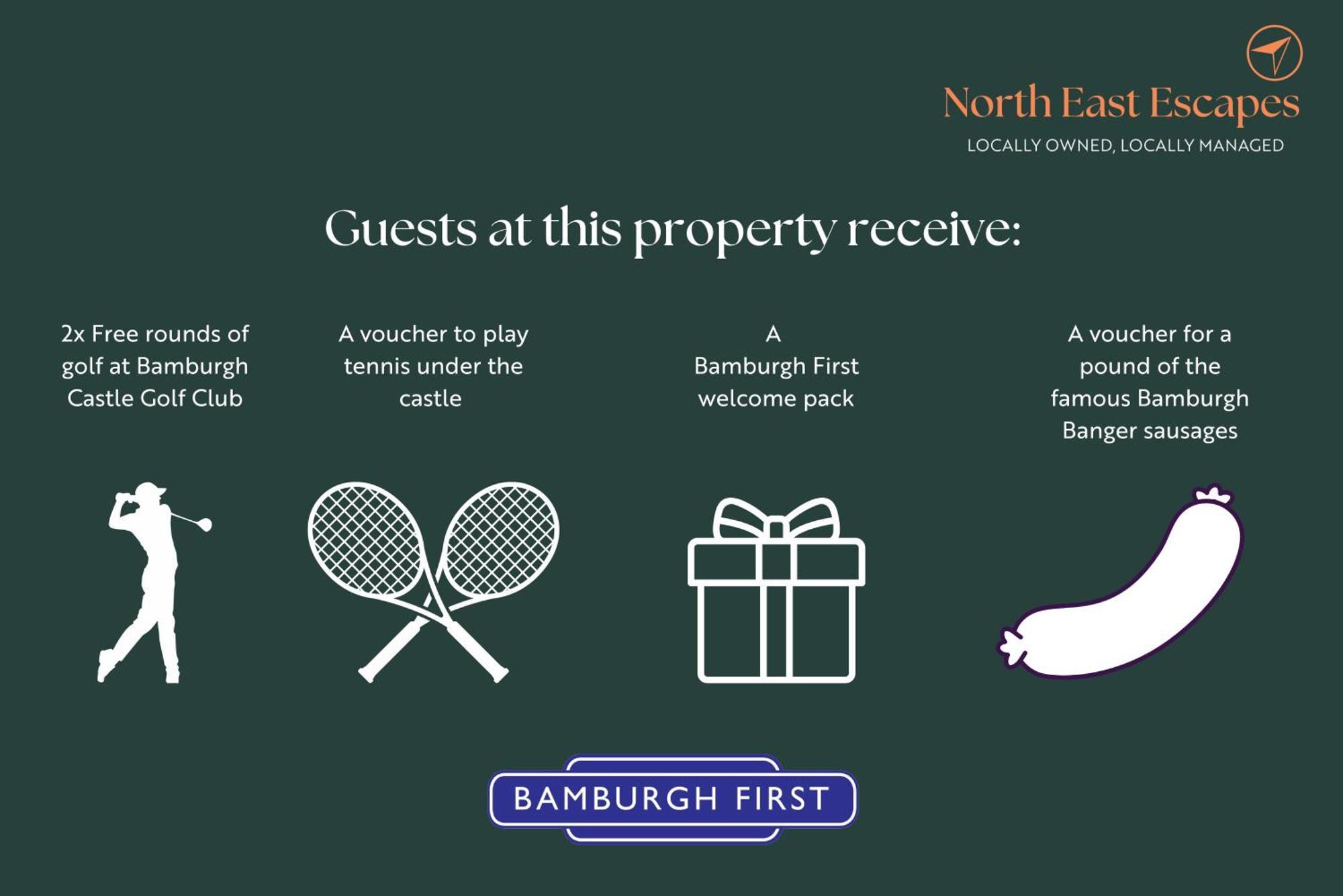 Babbling Burn Cottage - North East Escapes Bamburgh Bagian luar foto